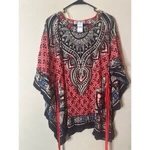 Flying Tomato women's poncho shirt M K